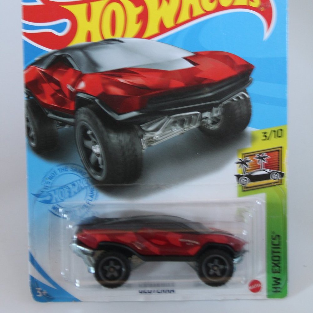 2020 Mattel Hot Wheels Geoterra (Red) HW Exotics 3/10
